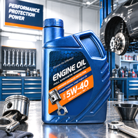 Huile moteur entièrement synthétique de qualité supérieure fabriquée en Corée 5W-40, huile de base API SP, protection avancée du moteur, lubrifiant haute performance