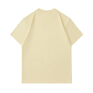 เสื้อยืดแขนสั้นผู้ชาย สีพื้น คอกลม ทรงปกติ สไตล์ลำลอง ผ้าถัก ดีไซน์เรียบง่าย - Product Image 2