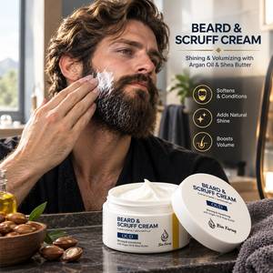 Crema para el Cuidado y Peinado de la Barba para Hombre ALIF CRYSTAL and AGATE con Aroma a Oud, Aceite de Coco, Manteca de Karité y Aceite de Argán - Product Image 6