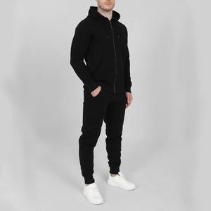 Survêtement pour homme en coton 100% - Style actuel - Coupe confortable - Vêtement décontracté - Manches longues - Survêtement zippé pour homme - Product Image 4