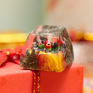 Teclas Místicas de Anime, Teclas Artesanales Personalizadas, Teclas Anime Lindas, Teclas Verdes, Juego de Teclas, Teclas de Resina - Product Image 4