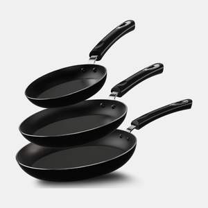 <b>Kitchen</b> Cast Aluminum Nonstick Deep Fry Pan with Detachable Handle Scratch Resistant Multipurpose Frying Pan - Product Image 1