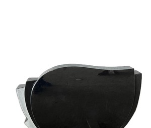 Monuments commémoratifs en granit noir absolu indien de style européen moderne de qualité supérieure, conception de modèle 3D, export direct, prix compétitif - Product Image 5