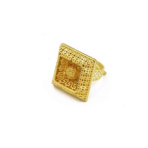แหวนทองชุบไมครอน 14K 18K 24K ขายส่ง แหวนนิ้วแบบดั้งเดิม แหวนทองฟิล แหวนแฟชั่น โอโร จอยเอเรีย - Product Image 1
