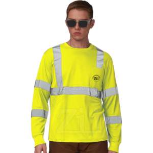 Sweat à capuche thermique en polaire réfléchissant haute visibilité ANSI Classe 1 FR, capuche amovible, LED clignotante, imperméable, logo personnalisé - Product Image 1