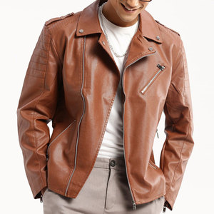 Waterproof Comfortable Material <b>Men's</b> Biker Leather <b>Jacket</b> Good Quality Most Demanding Product <b>Men's</b> Leather <b>Jacket</b> - Product Image 4