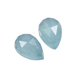 Gema de Aguamarina Natural para fabricación de joyas, piedra preciosa de pera facetada suelta calibrada de tamaño 15x10mm, precio al por mayor - Product Image 1