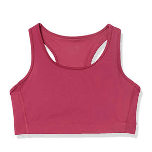 Sujetador deportivo acolchado de alto soporte para mujer con tirantes ajustables, malla transpirable, logotipo frontal ecológico - Ropa deportiva para yoga y gimnasio - Product Image 5