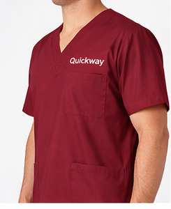 Ensemble de blouses médicales unisexes, haut et pantalon réversibles, pantalon de travail extensible, vêtements de travail pour les professionnels de la santé, mélanges de coton, doux - Product Image 3
