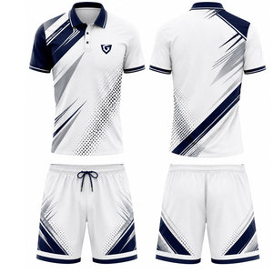 Vêtements de sport respirants, séchage rapide, confortables, vêtements d'équipe, design personnalisé, vêtements de sport, ensemble de shorts de tennis, uniforme - Product Image 5