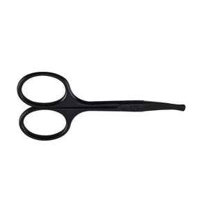 Mini ciseaux de beauté en acier inoxydable de haute qualité pour sourcils et poils du nez, affûtés, finition polie, plaqués or, marque privée - Product Image 5
