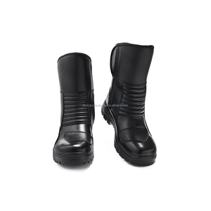 Nouveau Style de chaussures de moto en cuir, chaussures de course personnalisées pour motocyclistes - Product Image 1