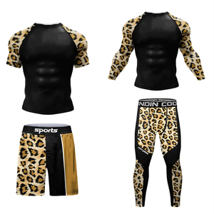 2026 Custom Unisex Knitted Wrestling Set <b>T</b>-<b>shirts</b>+shorts Digital Print Breathable Anti-UV 100% <b>Polyester</b> Rashguard 150gsm Quick - Product Image 4