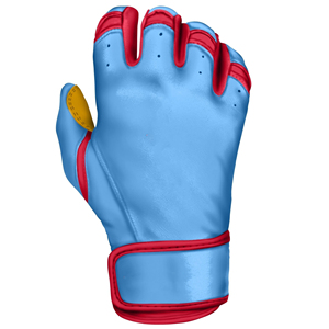 Gants de frappeur de baseball pour gaucher, modèle Lever First Base, manchette courte, en cuir Cabretta véritable, prise confortable, pour l'entraînement. - Product Image 4