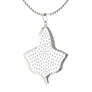 Silver Iced Out Leaf <b>Necklace</b> White Crystal Pendant Women Fashion Jewelry Elegant <b>Statement</b> <b>Necklace</b> Gift Accessory Daily Wear - Product Image 2