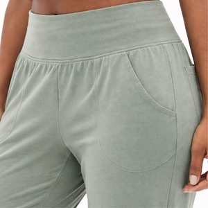 กางเกงจ็อกเกอร์เอวสูงสำหรับผู้หญิง เนื้อผ้านุ่ม ยืดหยุ่น สวมใส่สบาย เหมาะสำหรับออกกำลังกาย น้ำหนักเบา ใส่ได้ทุกวัน - Product Image 4