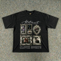 T-shirt Oversize en Coton Premium 100% avec Impression Numérique Motifs Cadres de Galeries d'Art Renaissance pour la Mode Urbaine (Vente en Gros)