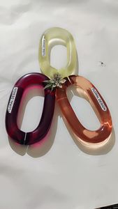 Chaînes en résine personnalisables, très grandes et aux couleurs claires, maillons en résine multicolores de grande taille disponibles. - Product Image 4