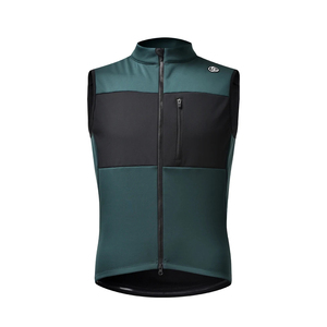 Chaleco sin mangas para hombre con bloques de color, de secado rápido, repelente al agua, con cuello alto, estilo deportivo, para otoño, ODM - Product Image 3