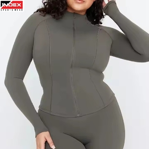 Cheap rate Women Yoga Suit <b>Jacket</b> And Legging 2 Piece Set <b>Workout</b> Activewear Fitness Sports Clothing Wholesale - Product Image 1