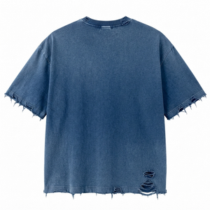 T-shirt imprimé avec graphisme vieilli personnalisé, 100% coton, tissu doux, col rond, manches courtes, unisexe, confortable à porter. - Product Image 2