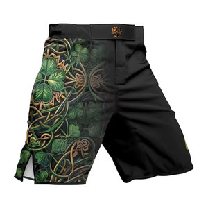 Pantalones Cortos de Grappling para Hombre con Logotipo Frontal, Duraderos, Ligeros y de Secado Rápido para Entrenamiento de MMA, Práctica Diaria y Sesiones de Gimnasio - Product Image 3