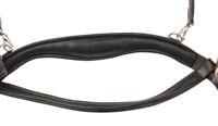 Bridon d'équitation anglais noir en cuir véritable, design moderne, confortable, anatomique, léger, de haute qualité, pour dressage.