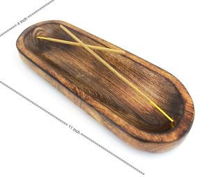 Handcrafted Wooden Ash Catcher Wholesale Price Handmade Incense Holder Tray for <b>Home</b> <b>Temple</b> Ash Collection Use - Product Image 3