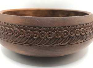 Tazón de Madera Económico para Cereales, Avena, Sopa, Arroz y Comidas Diarias con Superficie Pulida Lisa y Diseño Tradicional - Product Image 3