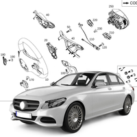 Vente en gros Nouveau JINGJIANG OEM A0008602800 Pièces de voiture en ABS Accessoires automobiles 100% testés Remplacement Mercedes-Benz Classe C
