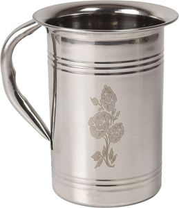 Jarra de lujo moderna para el hogar, hotel, mesa, para bebidas, agua, con el mejor acabado, color rosa, en venta. - Product Image 1