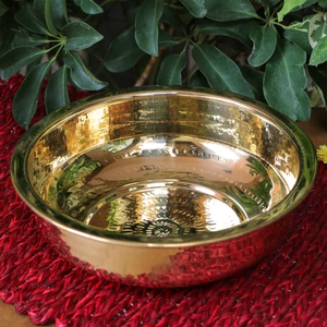 Traditional Metal Thaal Decorative Serving Plate Handcrafted Pooja Thali <b>Dinnerware</b> for Festive Home Decoration and Gifti - Product Image 1