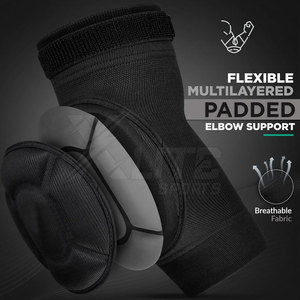 Protège-coudes de gardien de but personnalisés : Protection professionnelle en mousse, manchon de compression réglable, personnalisation pour équipes de football - Product Image 4