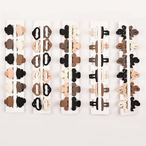 韓国風エコフレンドリーアクリル製プラスチックフラワーヘアクロウクリップ、人気販売中、大量販売、日常使いに - Product Image 4