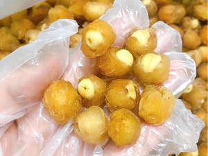 Longanes séchées naturelles enveloppées de graines de lotus, sans sucre ajouté, collation saine de fruits secs, alimentation naturelle asiatique - Product Image 2