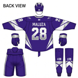 Uniforme de Hockey sobre Hielo Personalizado con Transferencia Térmica, Talla Grande, Transpirable, Conjunto de Jersey de Hockey para Equipo, Secado Rápido, Protección UV, Venta al Por Mayor - Product Image 2