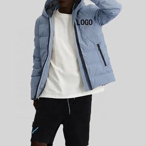 Chaqueta acolchada ligera de alta calidad de primera calidad, chaquetas acolchadas para exteriores de estilo informal para hombre, ropa de calle, abrigo con logotipo impreso - Product Image 2