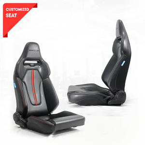Chaise de jeu Ultimate Pors en cuir PU, dossier haut, ergonomique, pivotante, siège d'ordinateur, accoudoirs réglables, chaise de gamer de course, chaise de direction - Product Image 1