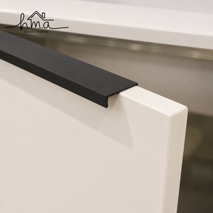 Brushed <b>Gold</b> Edge <b>Pull</b> Handle Solid Brass Cabinet <b>Drawer</b> Handle Wardrobe Kitchen Cupboard Modern Concealed Furniture <b>Pull</b> - Product Image 3