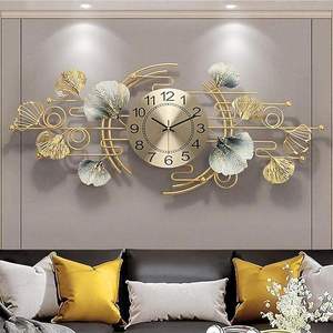 Horloge murale moderne en métal de luxe, élégante et décorative, pour salon, chambre à coucher, décoration intérieure, au meilleur prix - Product Image 6