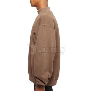 เสื้อสเวตเชิ้ตผู้ชายแบบใหม่ขายดี ดีไซน์ยีนส์ฟอกสี  ขั้นต่ำในการสั่งซื้อน้อย ขายส่งเสื้อสเวตเชิ้ตผู้ชายแบบยีนส์ฟอกสี - Product Image 2