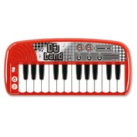 Mini Piano Electrónico Educativo de 24 Teclas, Funciona con Pilas, Plástico ABS, para Niños Mayores de 2 Años, Certificado EN71