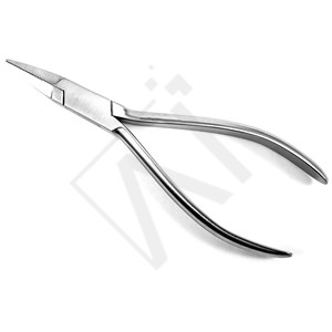 Pince à bec plat Accuram Dental 14 cm en acier inoxydable, outil orthodontique de précision pour maintien de fil, instrument de laboratoire orthodontique - Product Image 4