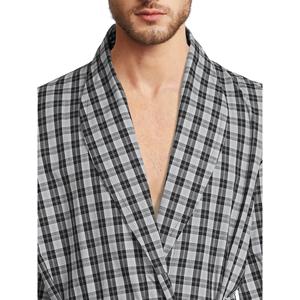 Nouvelle robe de chambre en flanelle personnalisée pour homme, de haute qualité, séchage rapide, respirante, douce, anti-boulochage, service OEM - Product Image 4