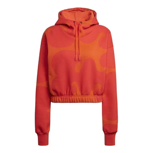 Outdoor Fitness Yoga Breathable Women's Cropped Top Hoodie Pullover Plus Size Ladies Crop Top Hoodies With Sublimation Design - Product Image 1