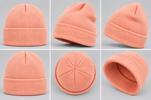 Custom Winter Beanie Hat Knitted Cuffed <b>Cap</b> With Embroidery Logo For Men Women Kids Warm Ribbed <b>Plain</b> Toque Autumn Casual - Product Image 6