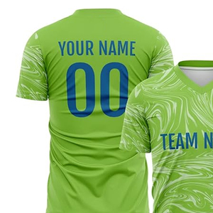 Último Diseño Personalizado de Camisetas de Fútbol Sublimadas y Transpirables, Nueva Llegada, Servicio OEM, Camisetas de Fútbol de Corte Regular - Product Image 5