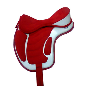 Selle d'équitation anglaise sans arceau en cuir synthétique de qualité supérieure, légère et confortable, équipement équestre, fournisseur OEM - Product Image 2