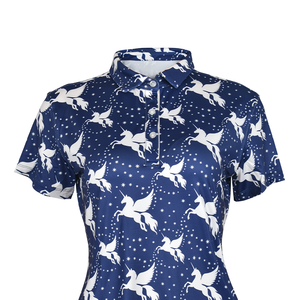 Tenis de golf de alta calidad para mujer para Polos Logotipo personalizado de secado rápido Ropa deportiva Transpirable Impreso OEM Fabricación al por mayor - Product Image 3