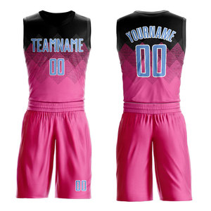 Conjunto de Uniforme de Baloncesto Sublimado Personalizado, Camiseta sin Mangas, Pantalones Cortos, Estampado Geométrico, Malla Transpirable, Ropa Deportiva Unisex para Adultos - Product Image 4